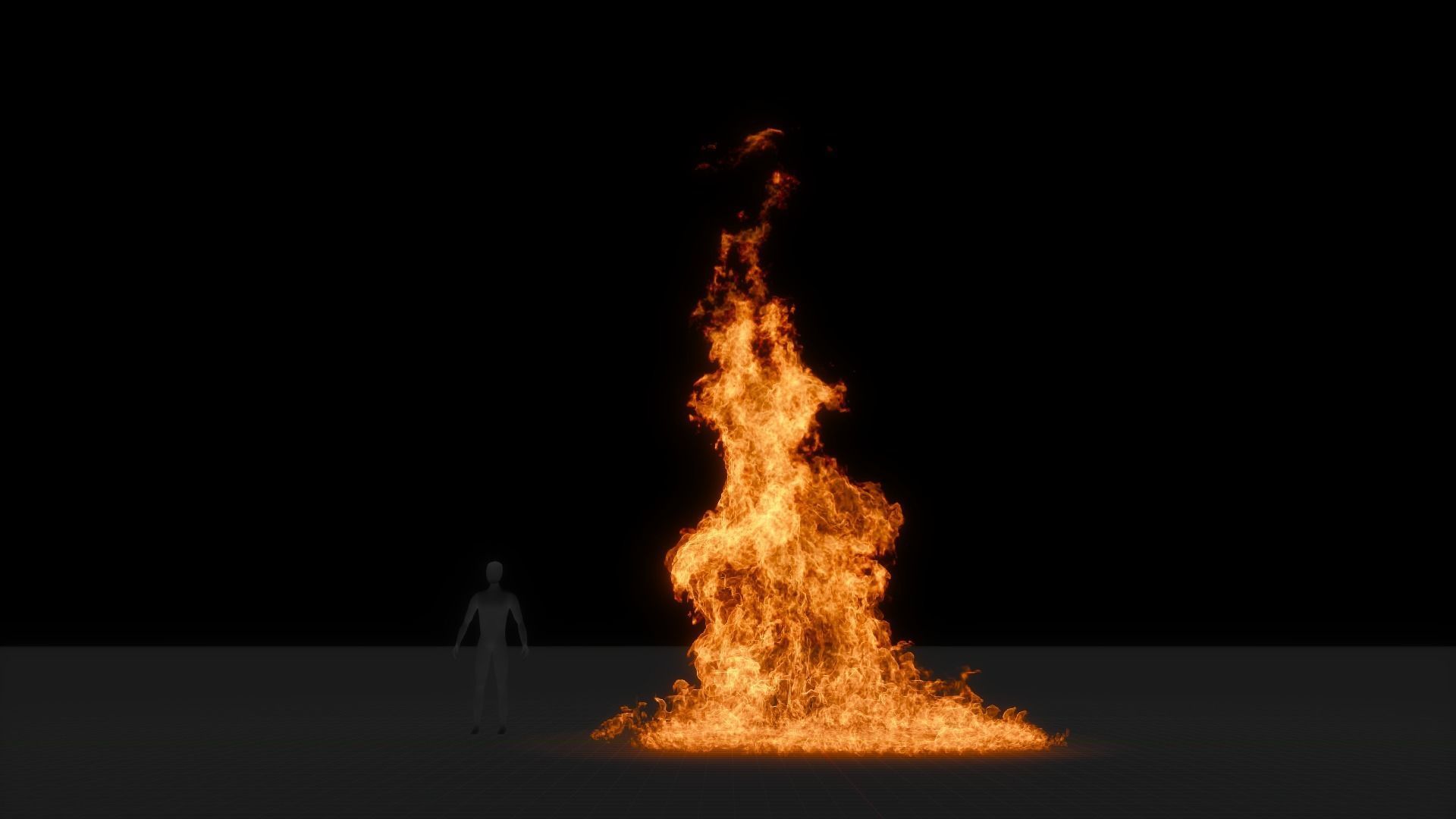 3D Big Fire Animation 3D model_67