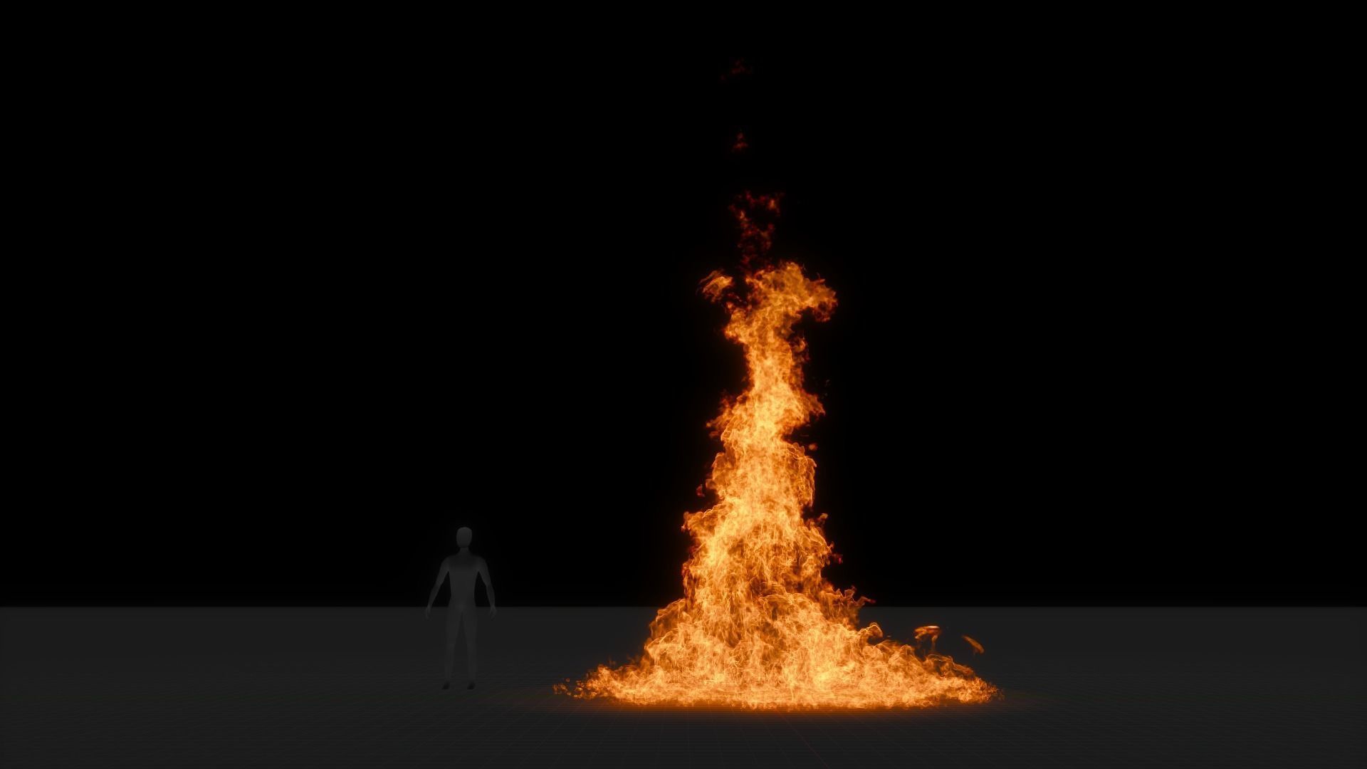 3D Big Fire Animation 3D model_15