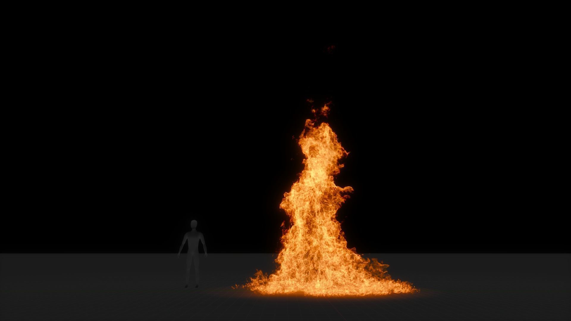 3D Big Fire Animation 3D model_29
