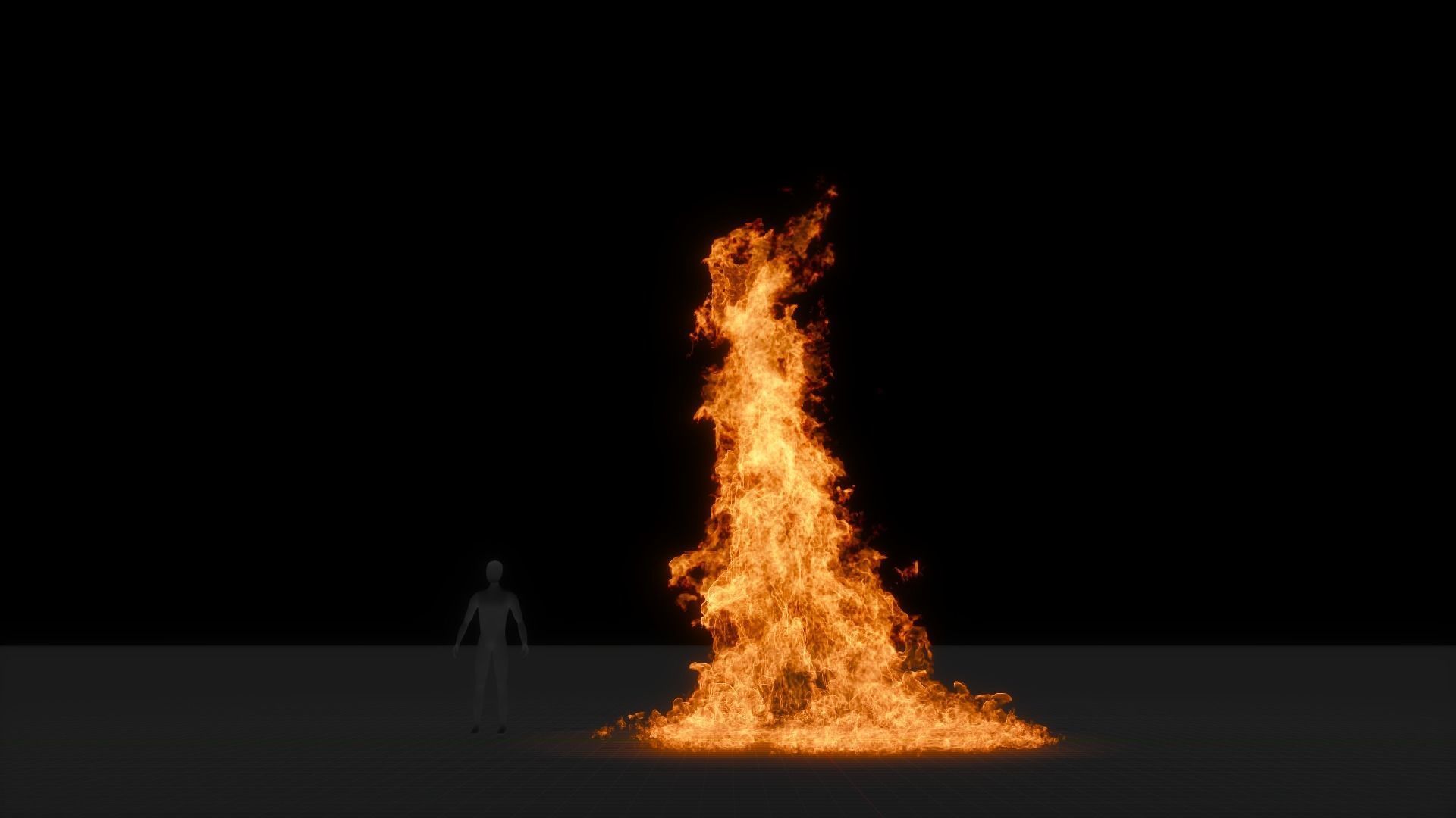 3D Big Fire Animation 3D model_55