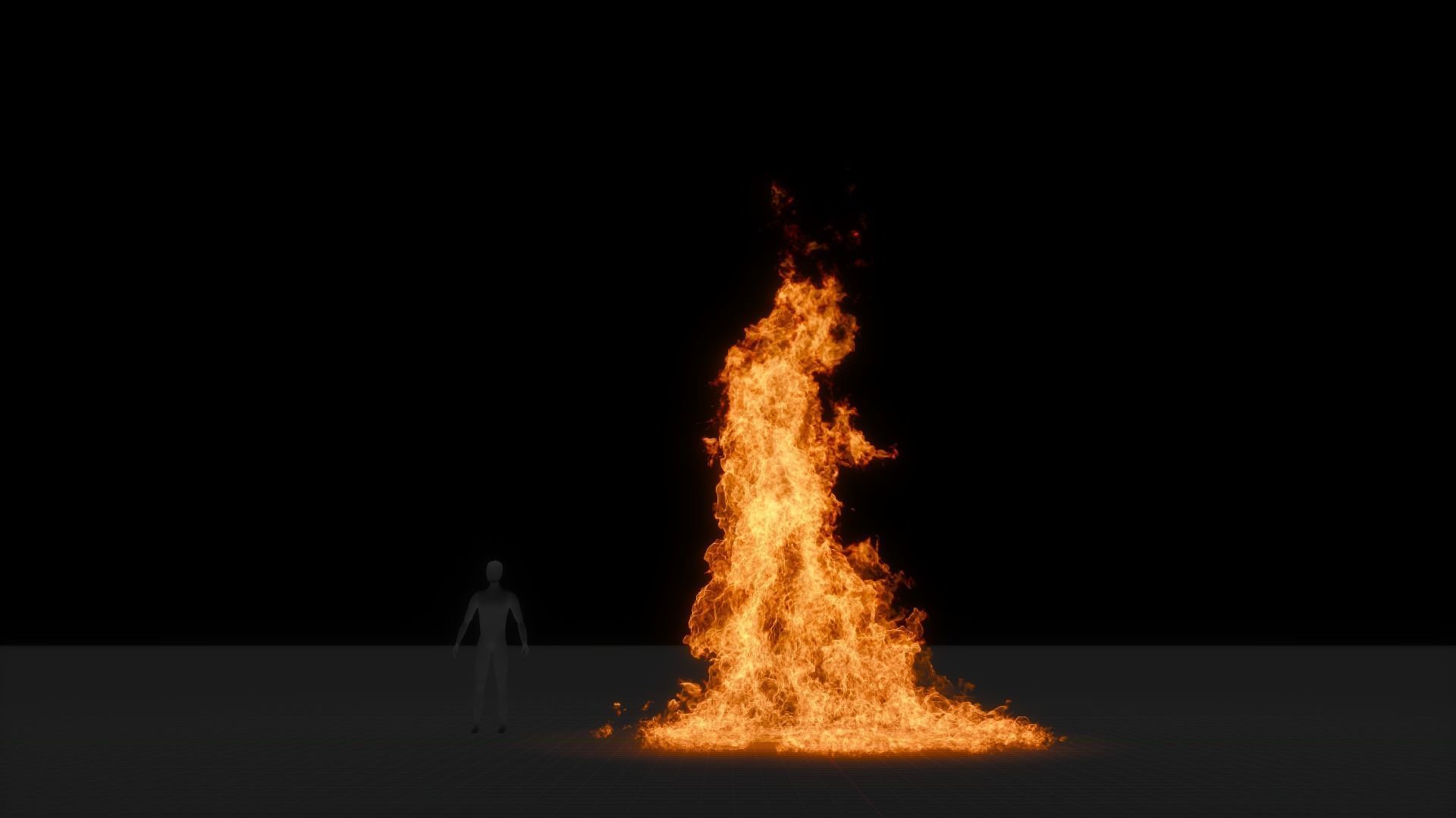 3D Big Fire Animation 3D model_43
