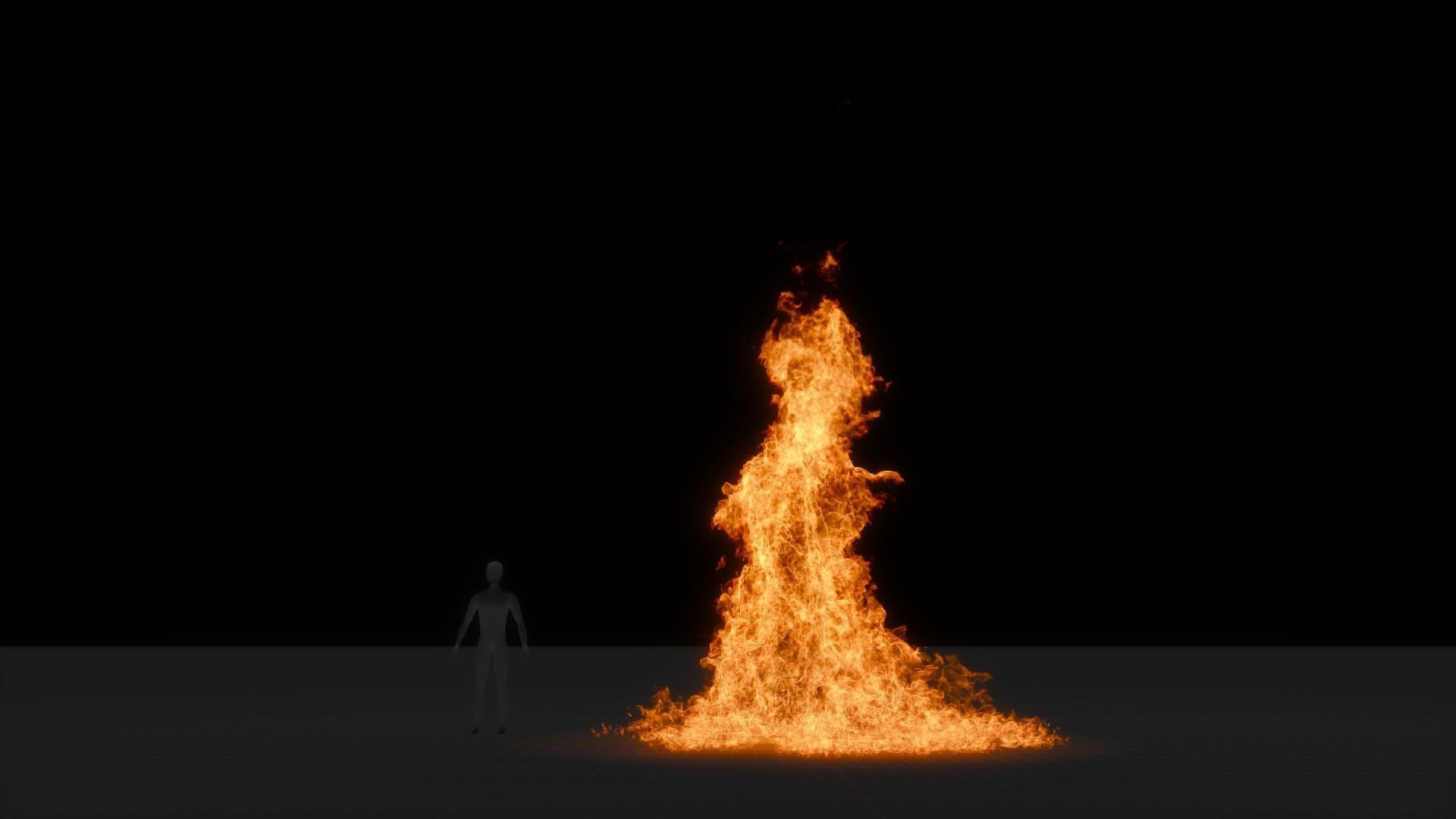 3D Big Fire Animation 3D model_30