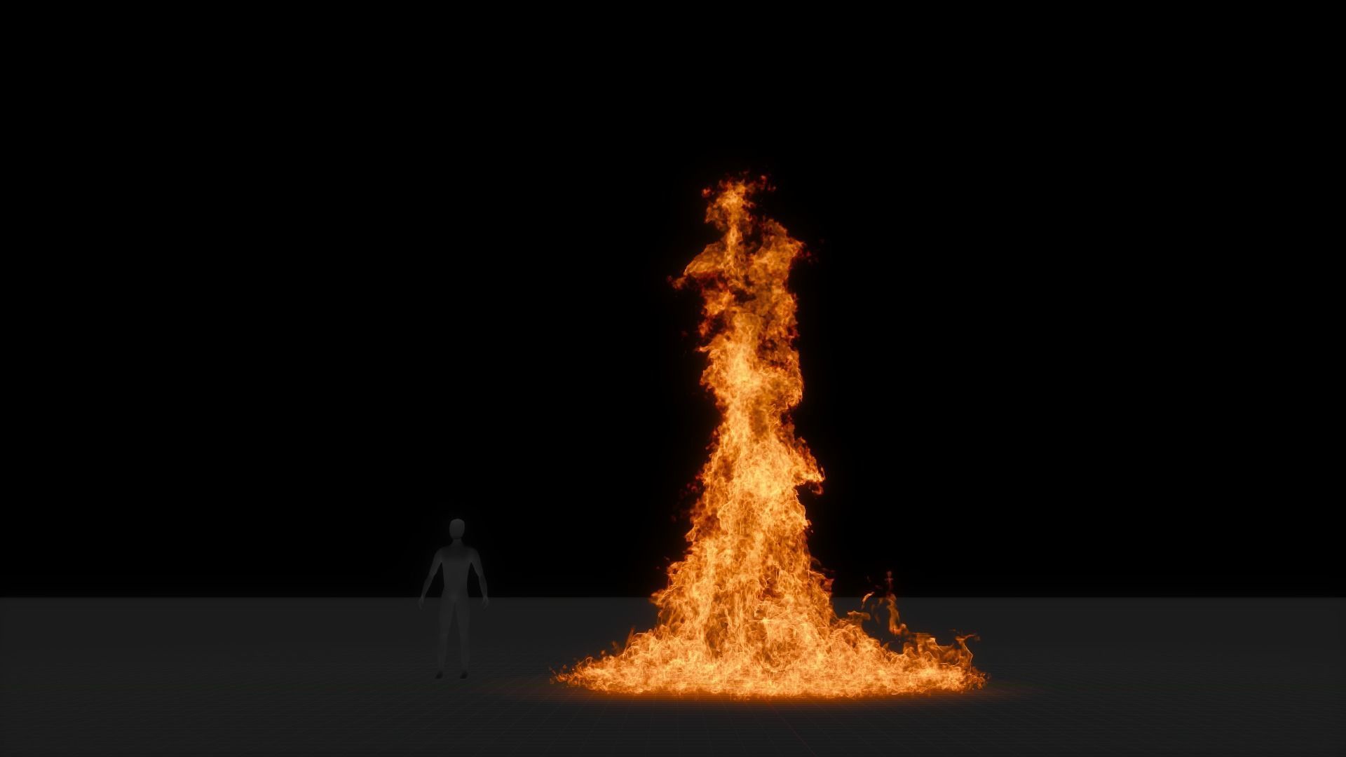 3D Big Fire Animation 3D model_70