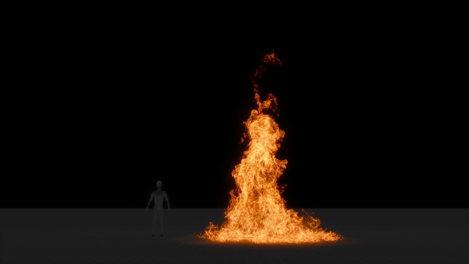 3D Big Fire Animation 3D model_25