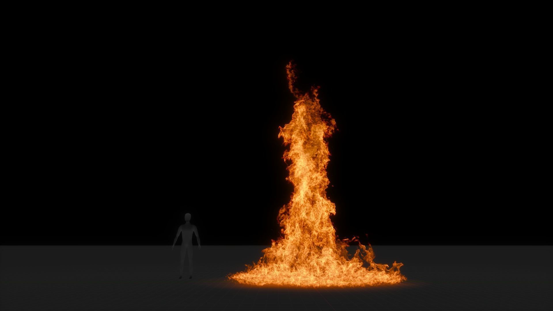 3D Big Fire Animation 3D model_39