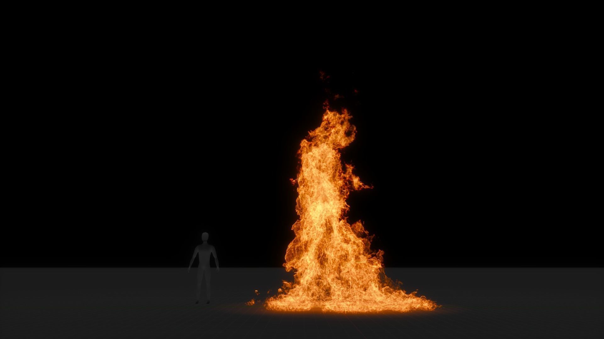 3D Big Fire Animation 3D model_44