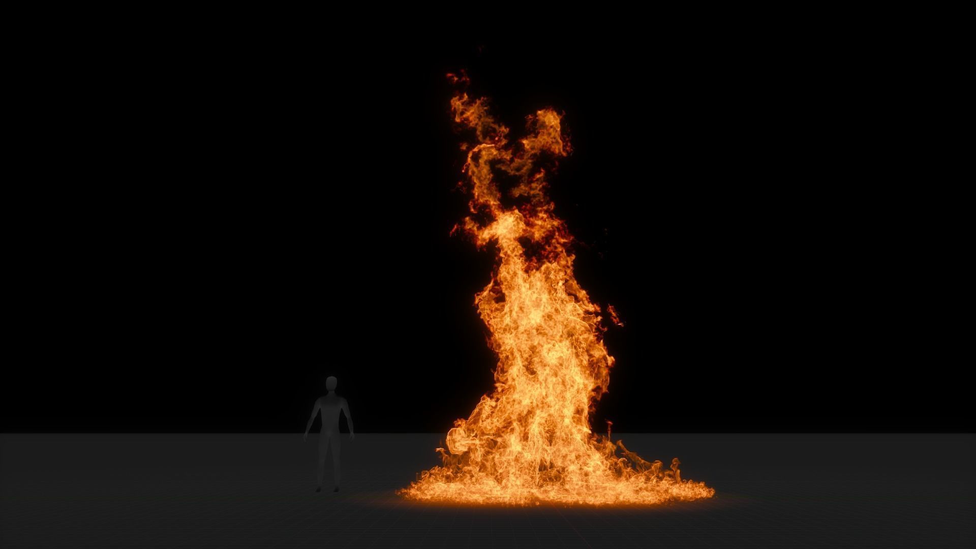 3D Big Fire Animation 3D model_10