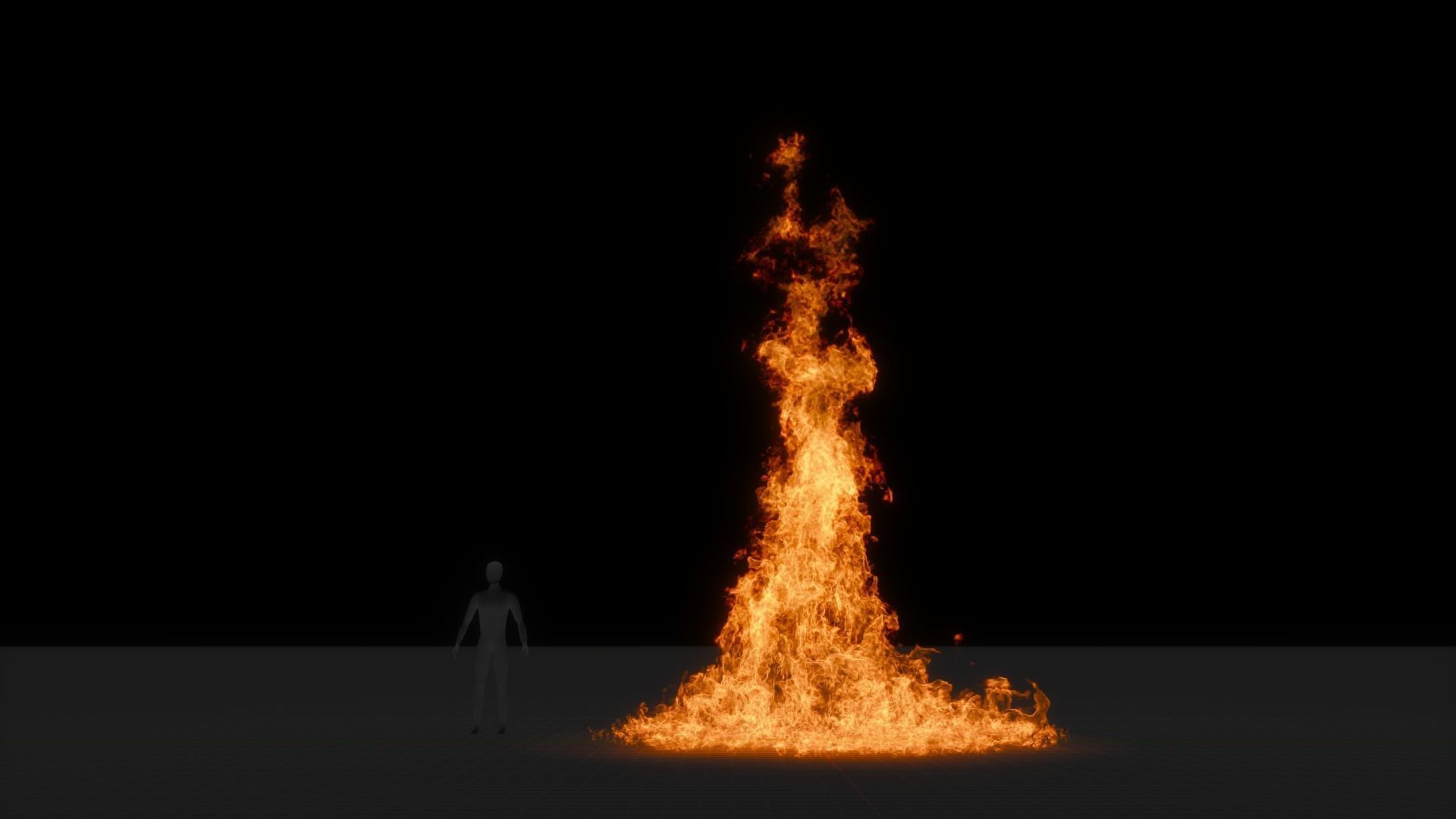 3D Big Fire Animation 3D model_9