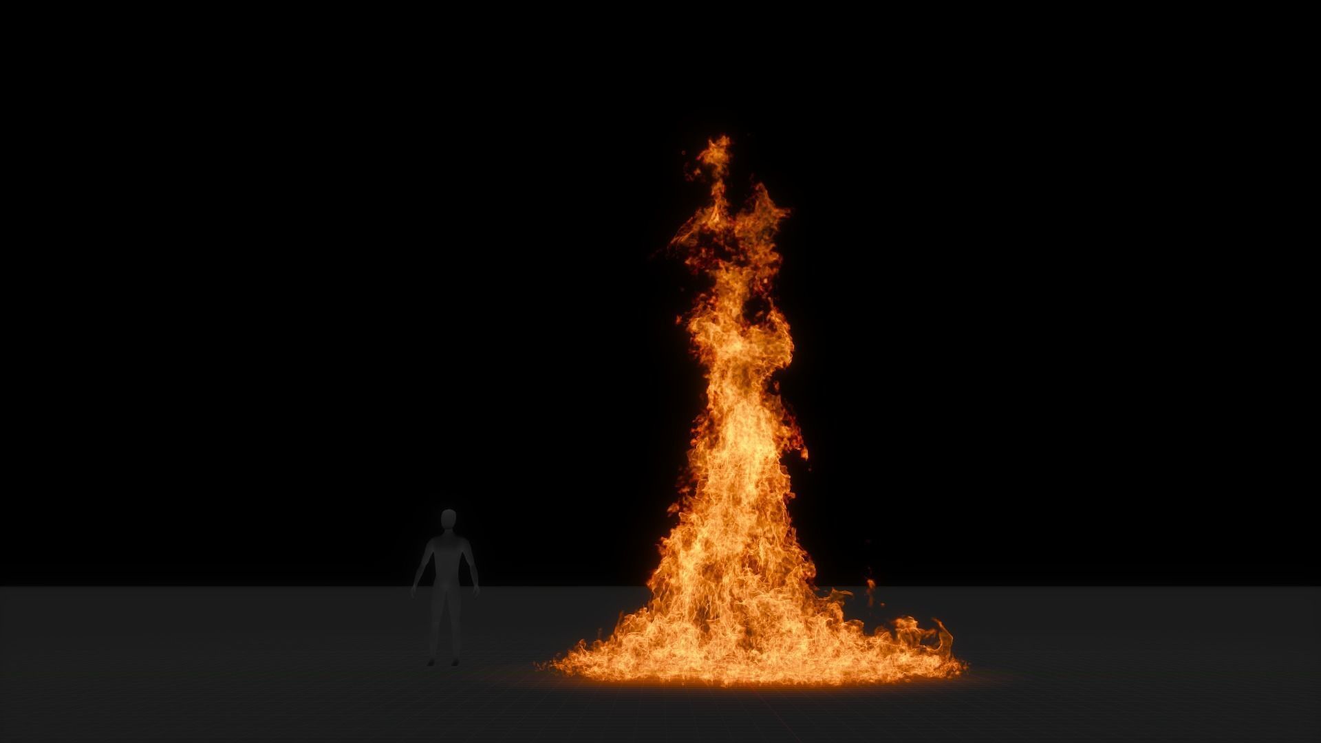 3D Big Fire Animation 3D model_8