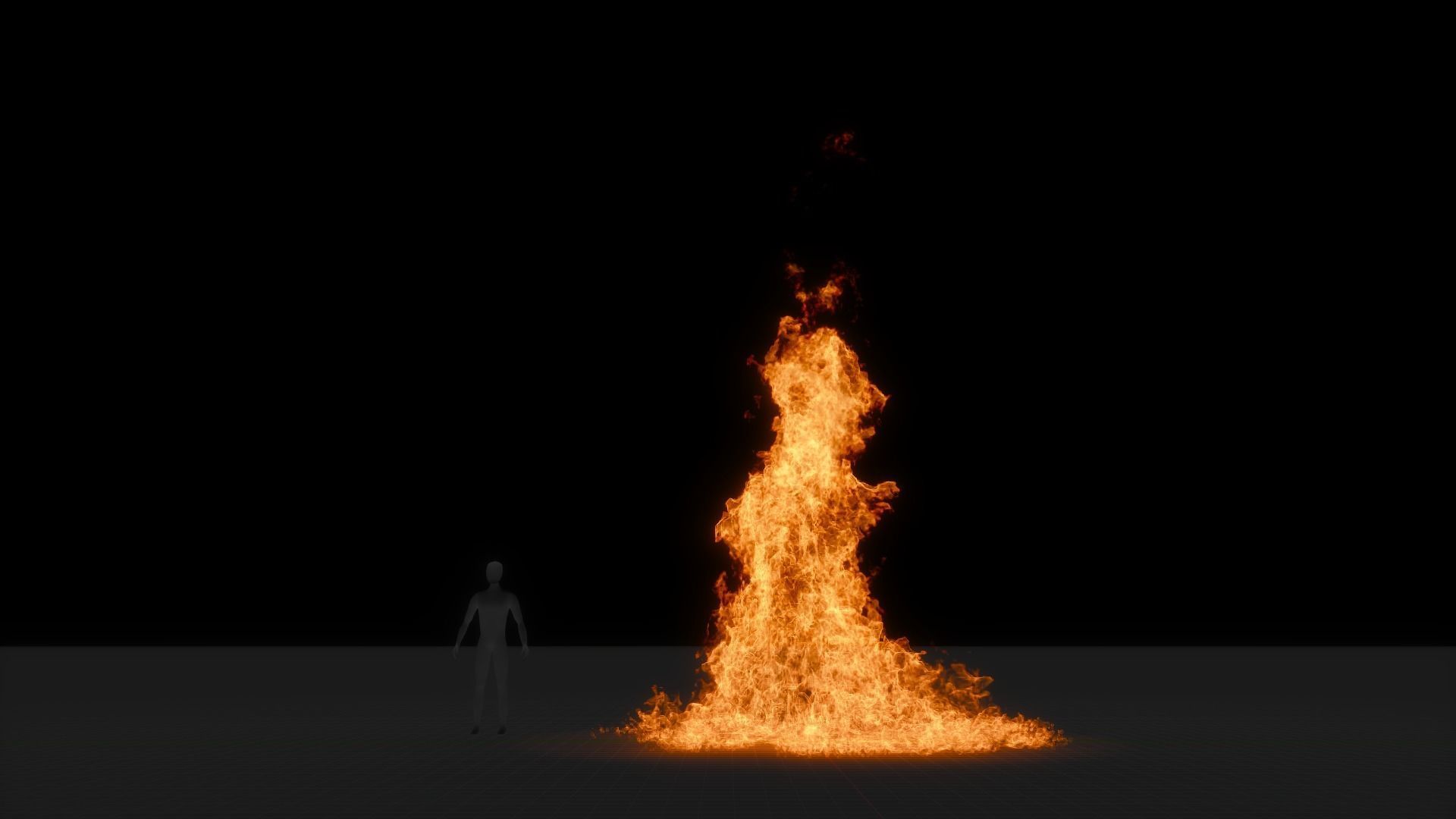 3D Big Fire Animation 3D model_27