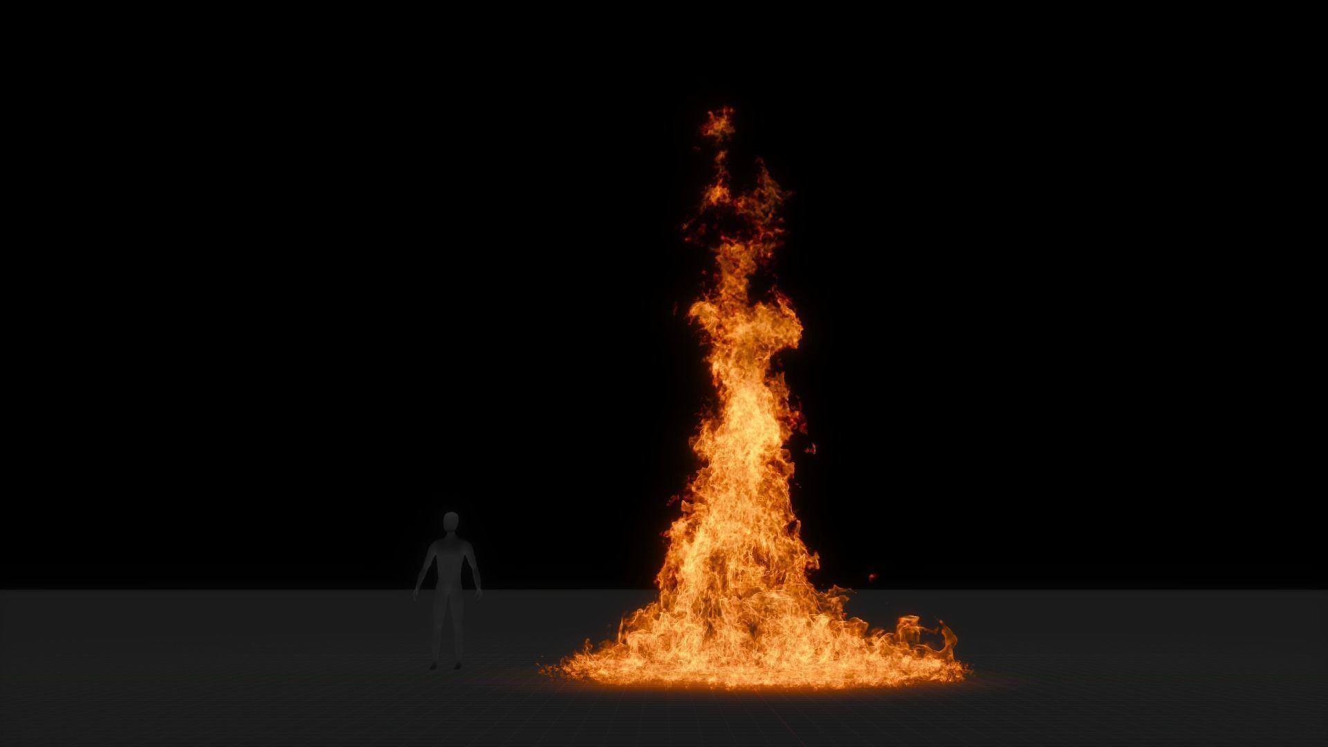 3D Big Fire Animation 3D model_11