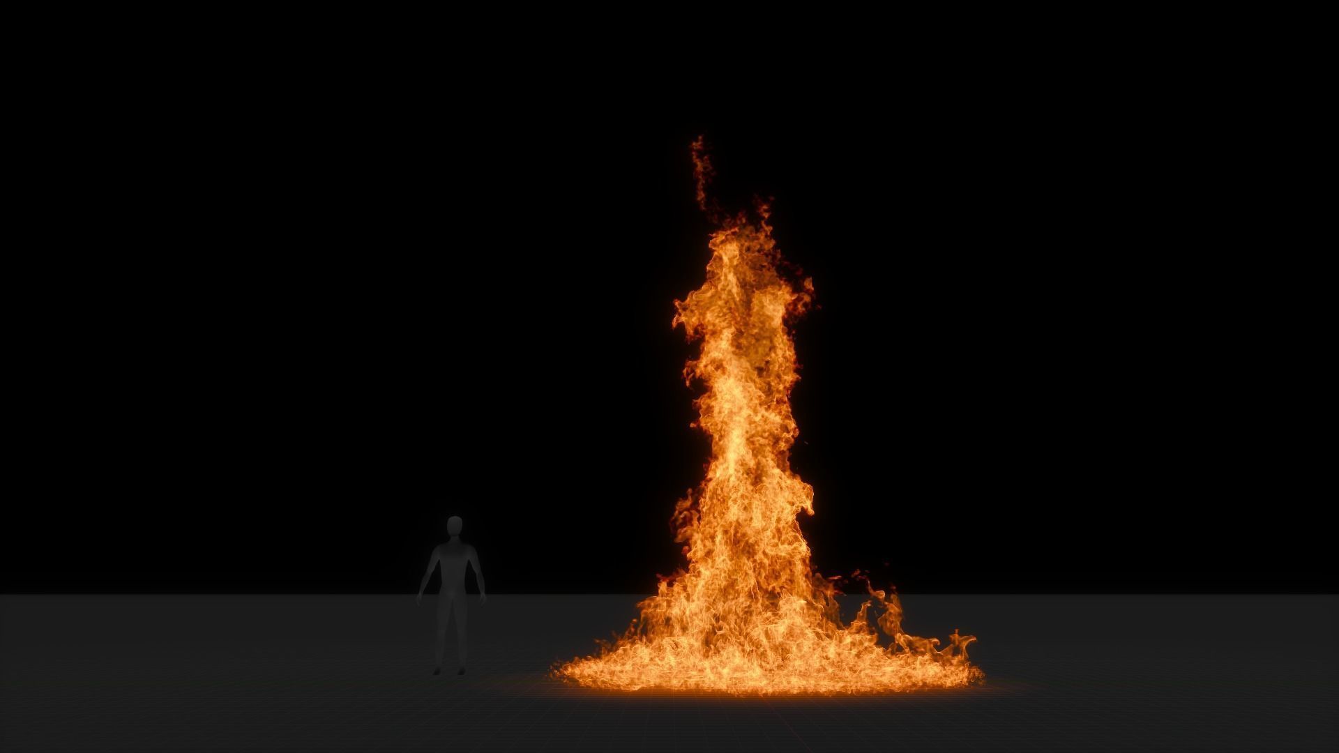 3D Big Fire Animation 3D model_50