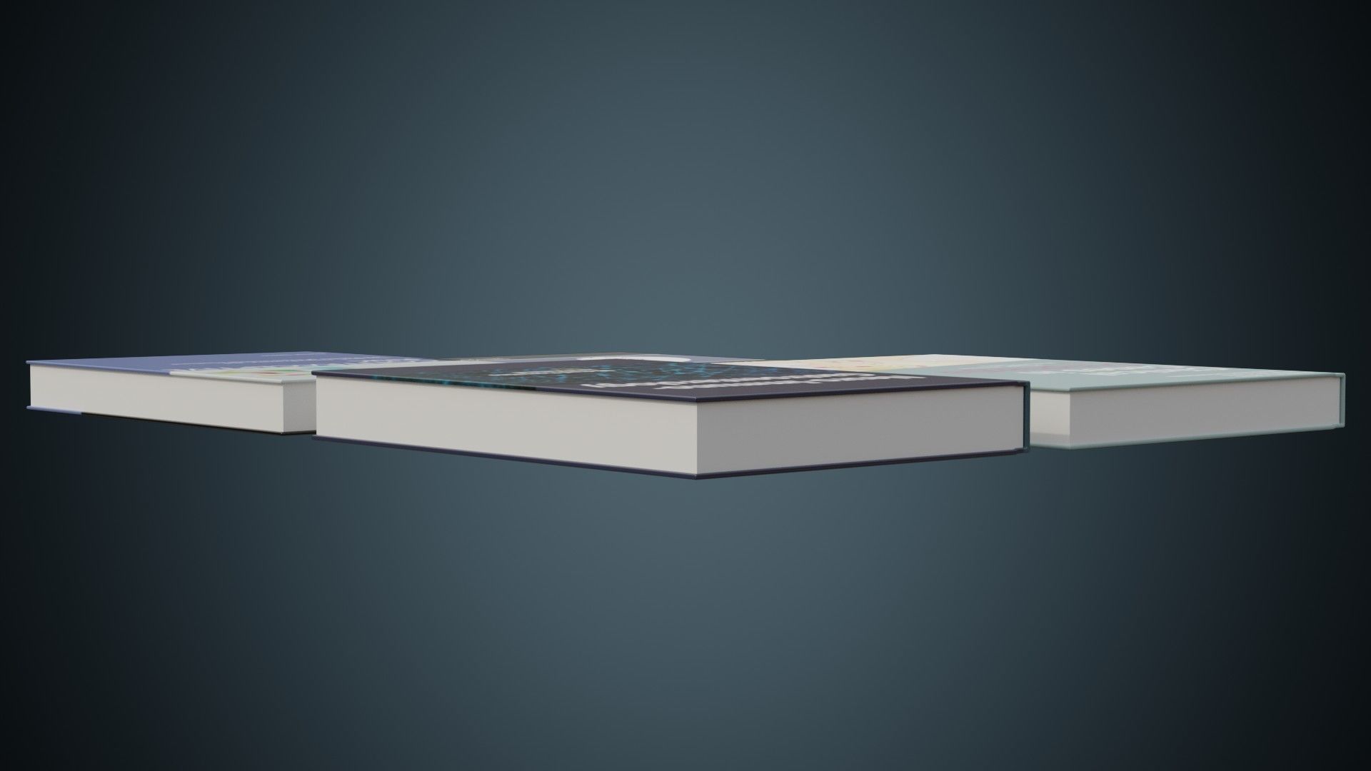Medical Books 1 Basic Low-poly 3D model_3