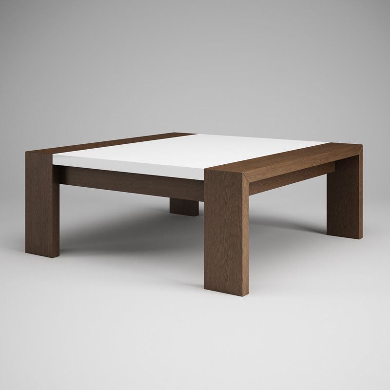 Wooden Table 3D model_1