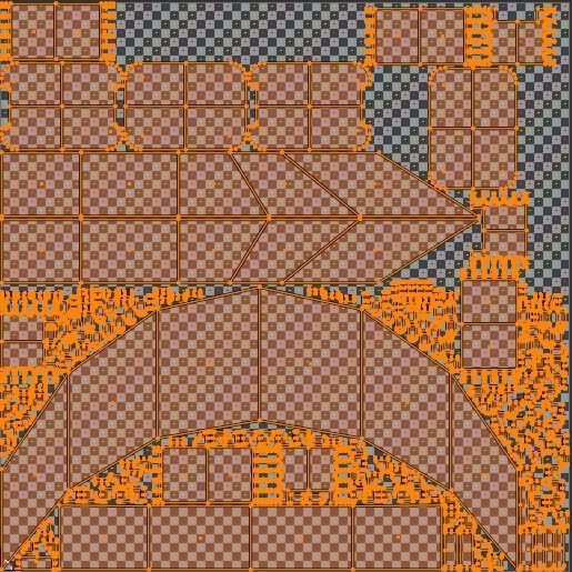 Tank destroyer Machine  Vehicle Low-poly 3D model_40