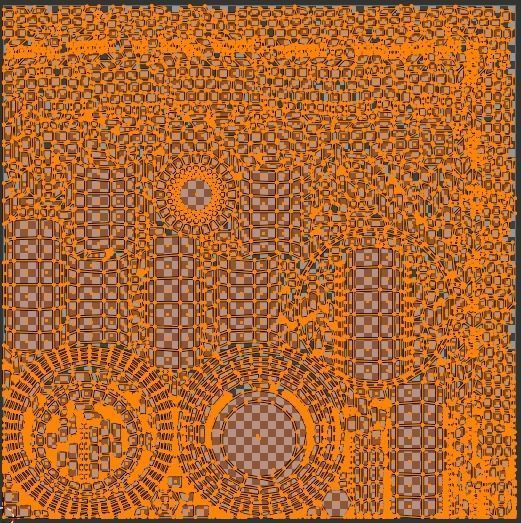 Tank destroyer Machine  Vehicle Low-poly 3D model_47