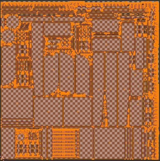 Tank destroyer Machine  Vehicle Low-poly 3D model_43