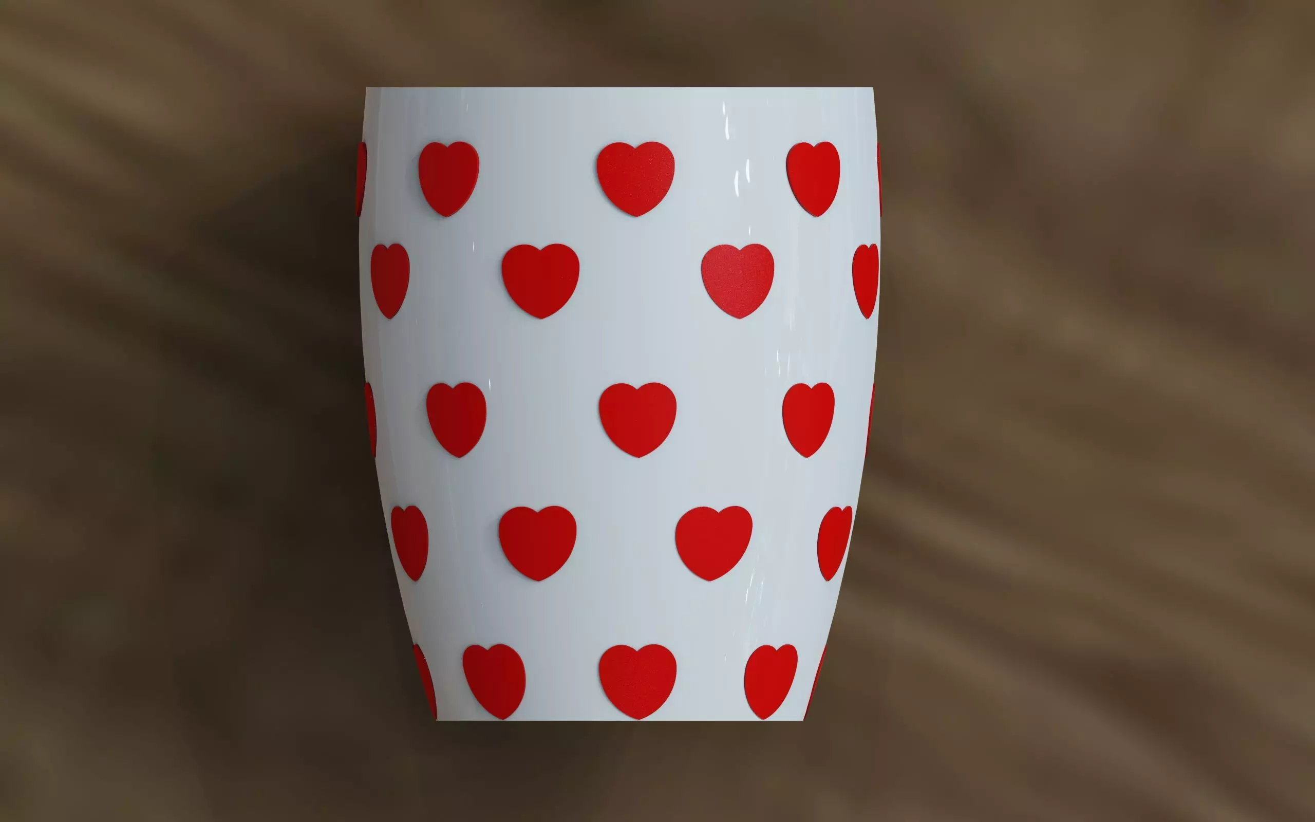 Love flower pot or vase 3D print model_0