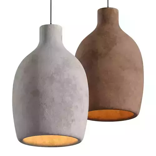Milk Can Pendant Lamp 3D model