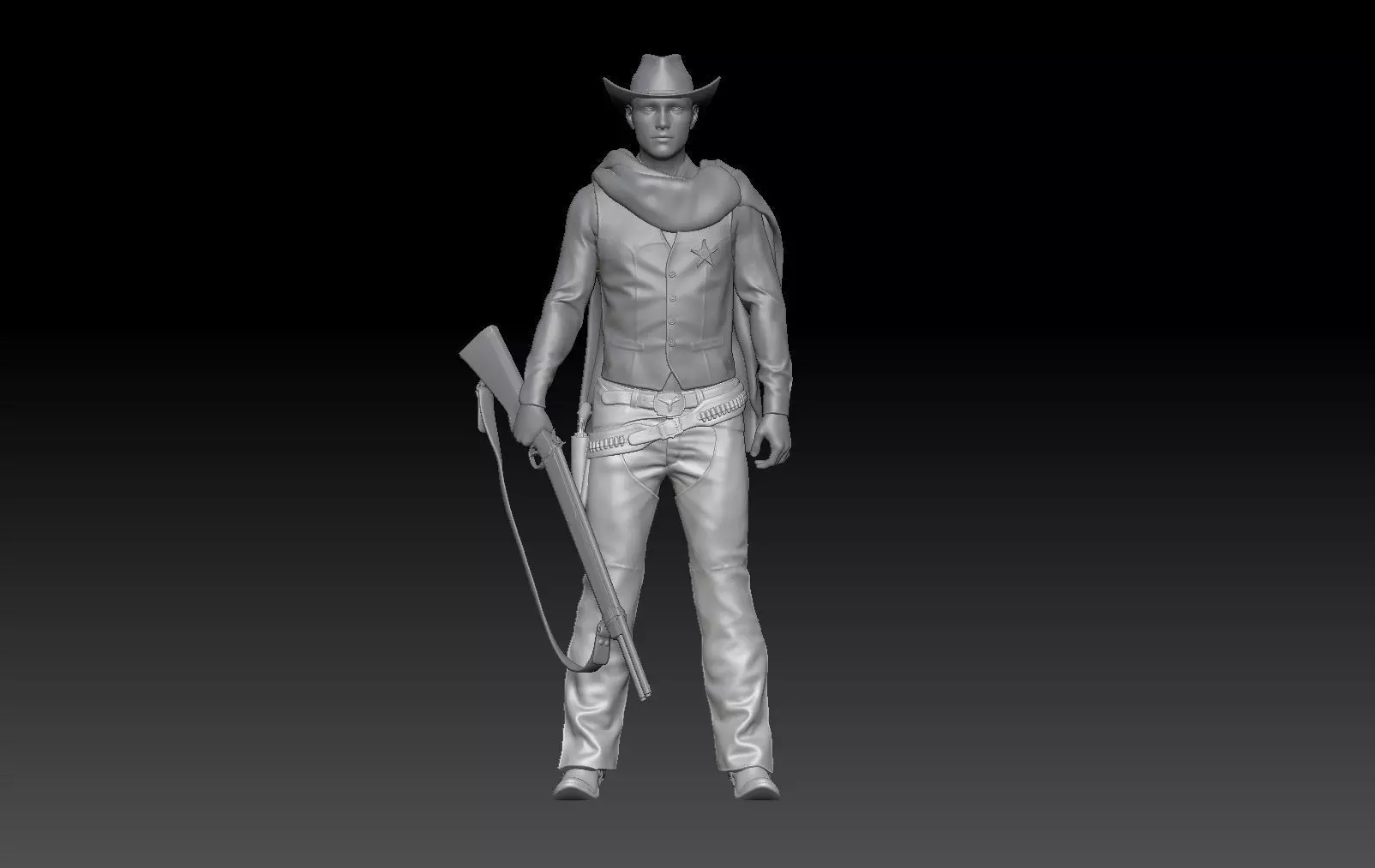 SHERIFF WILD WEST 3D print model
