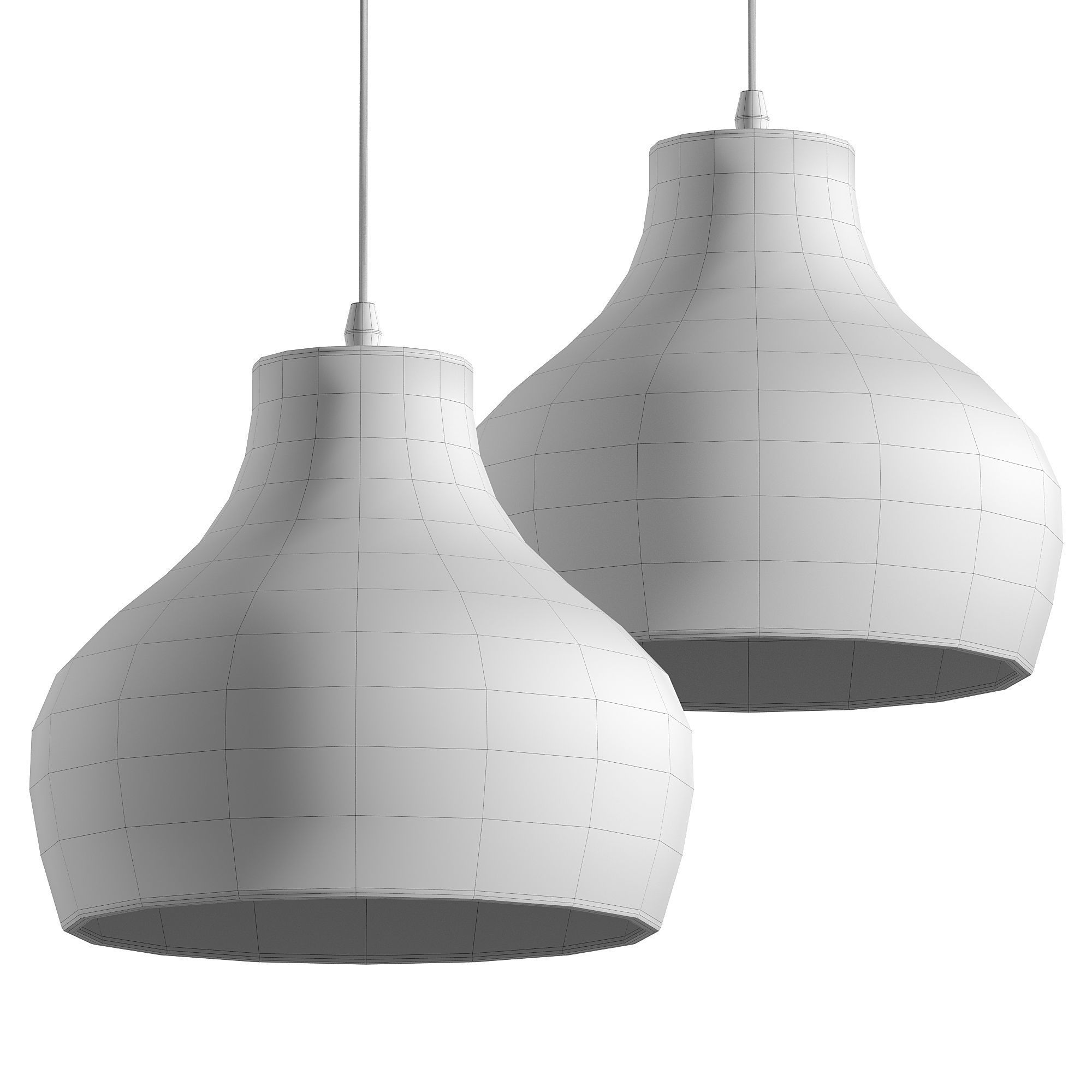 Ceiling lamp 3D model_2