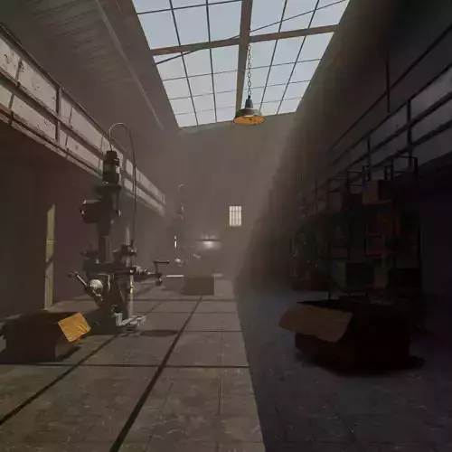High Quality High Poly WareHouse Scene Ready For games