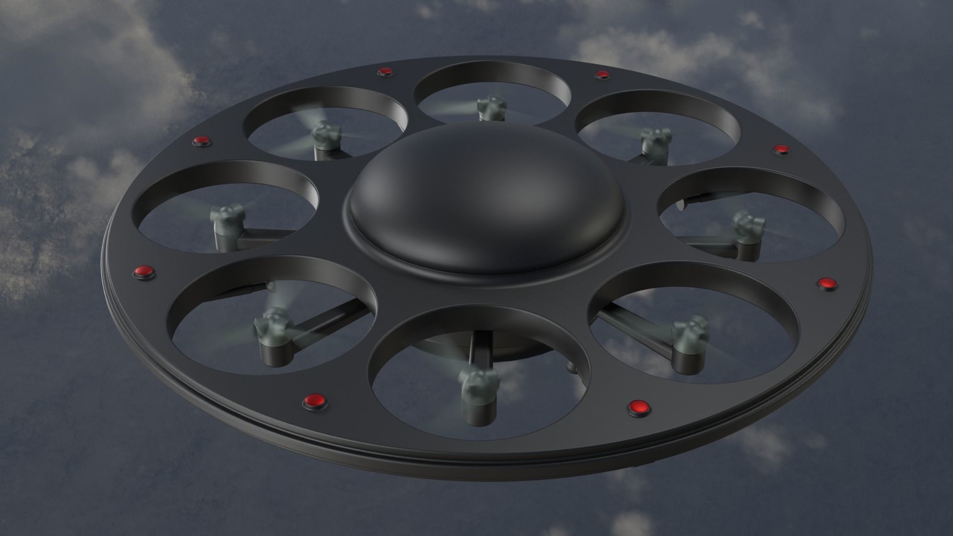 Drone 3D model_2