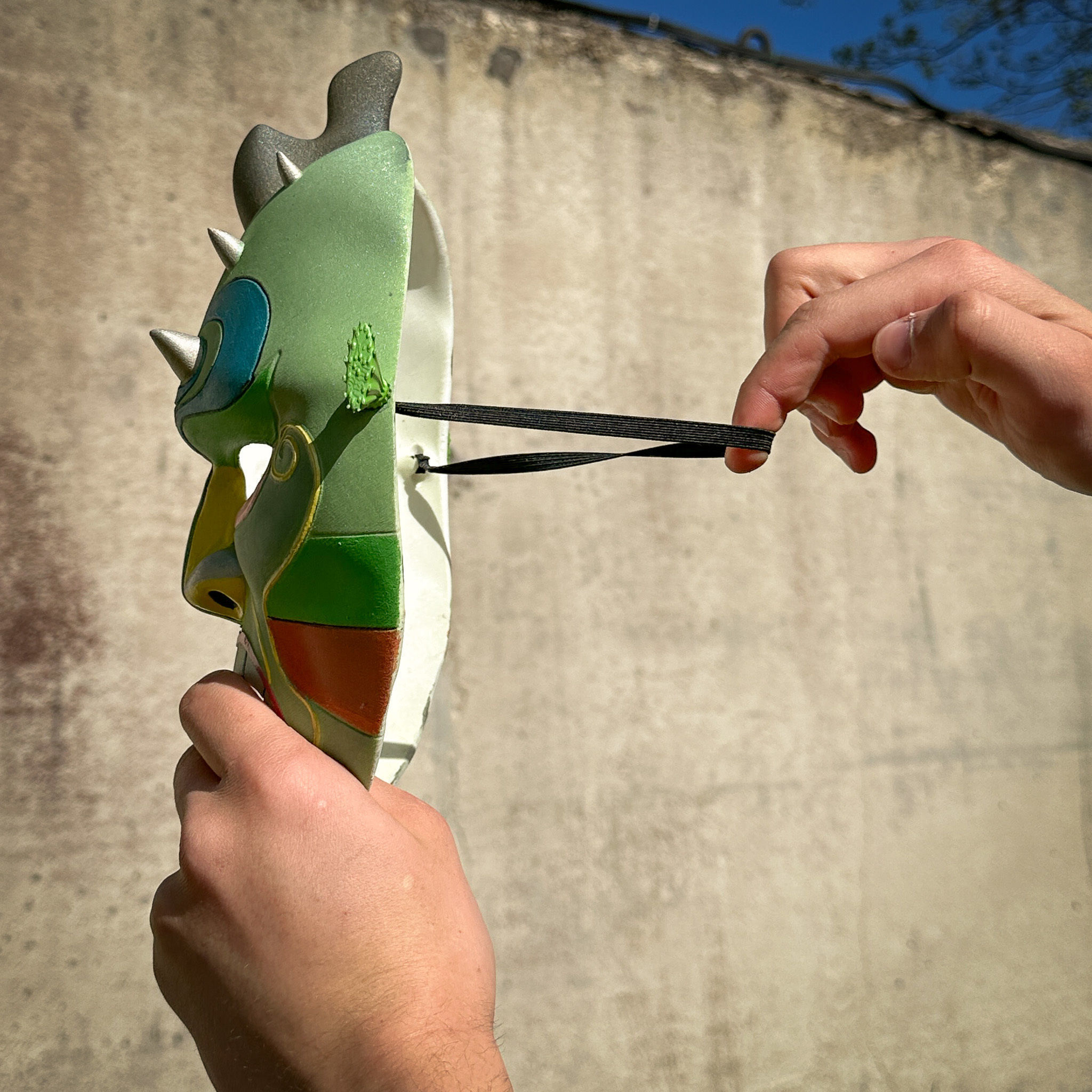 Mortal Kombat Drahmin Mask Oni 3D print model_3