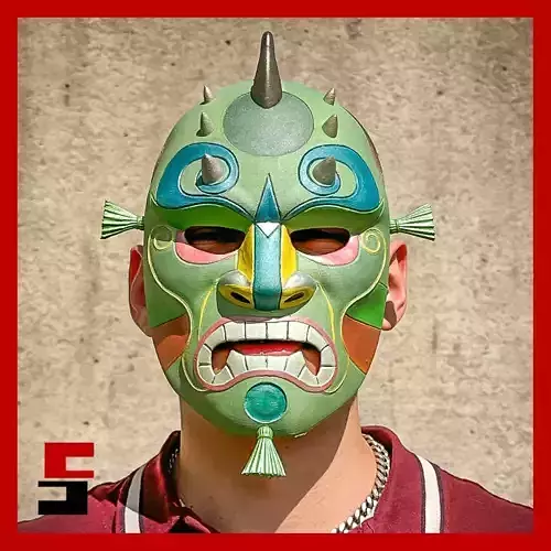 Mortal Kombat Drahmin Mask Oni 3D print model