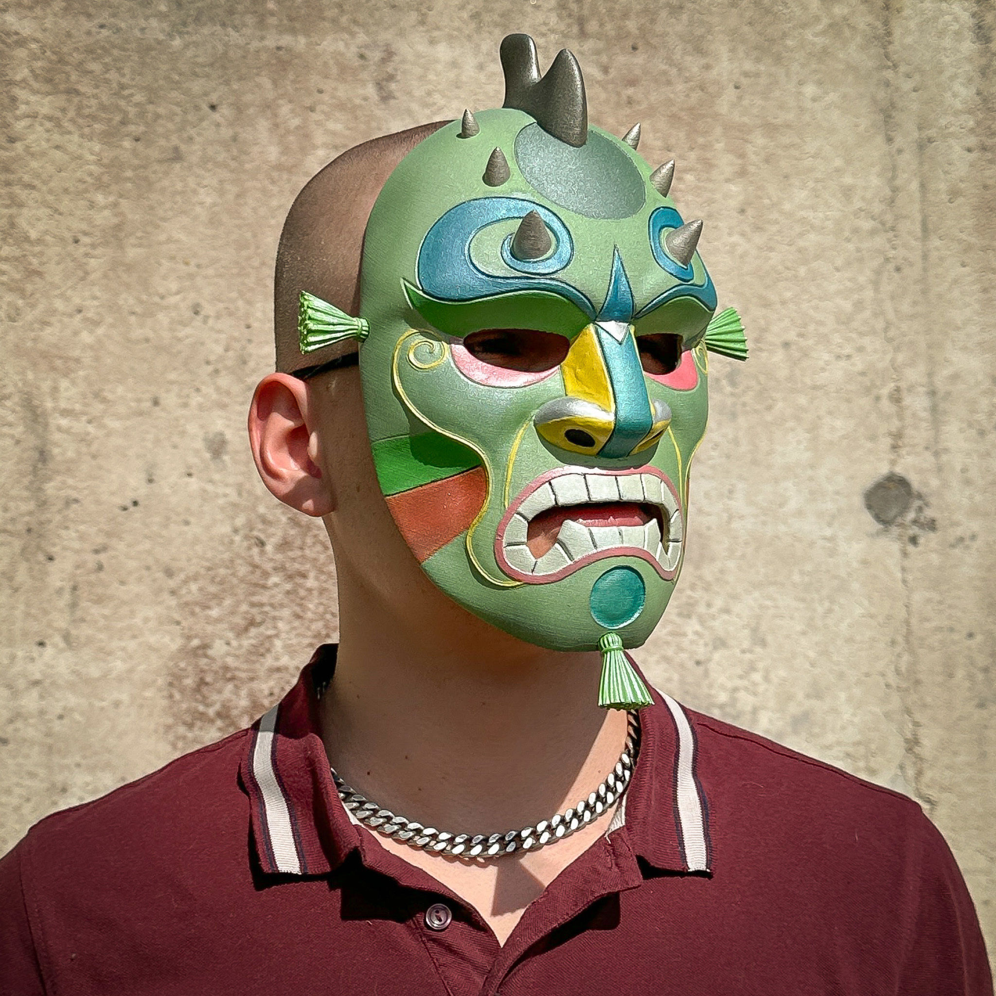 Mortal Kombat Drahmin Mask Oni 3D print model_6