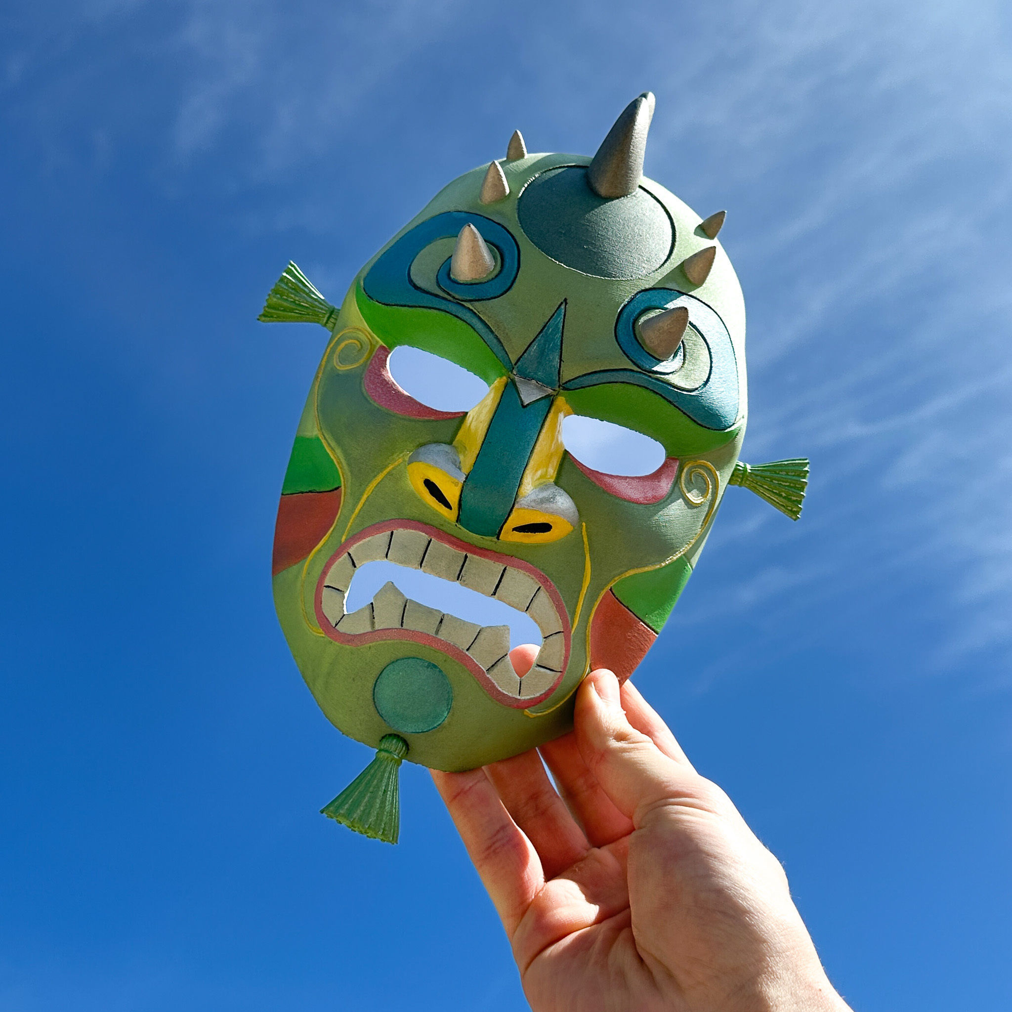 Mortal Kombat Drahmin Mask Oni 3D print model_2