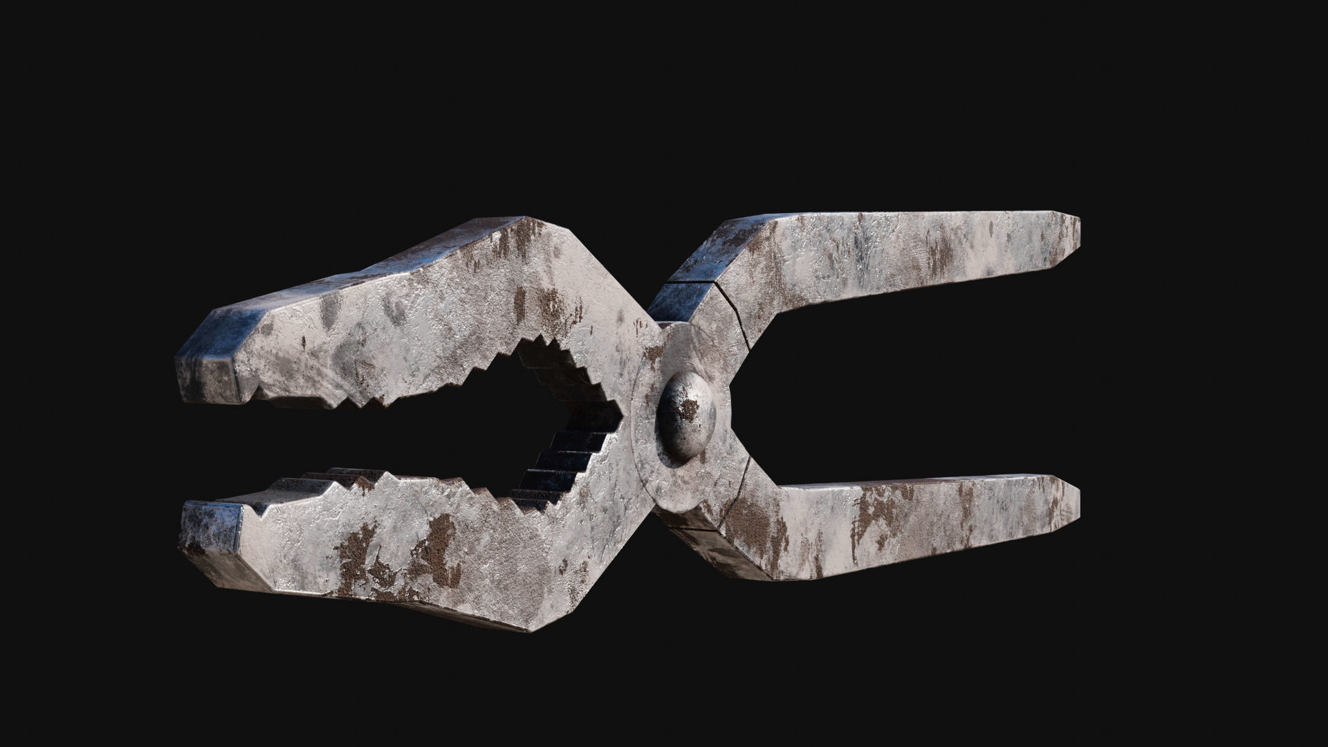 Low-Poly Nipper by Nikdox Low-poly 3D model_1