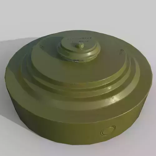 Mine TM-57 Low-poly 3D model