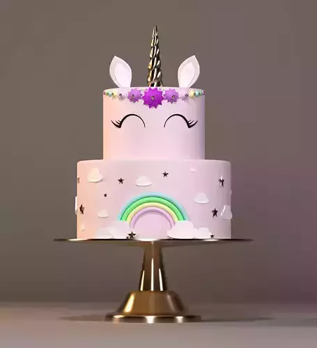 fantacy unicorn cake
