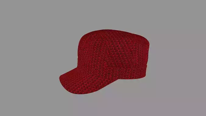 Basic Cap Sun Hat Low-poly 