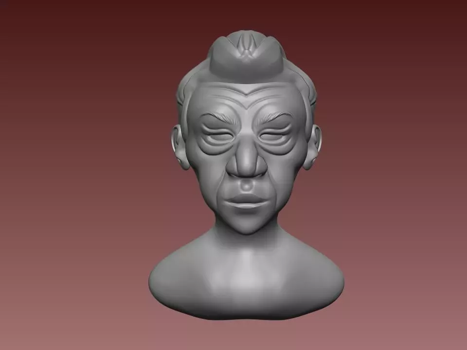 Man character 3D print model