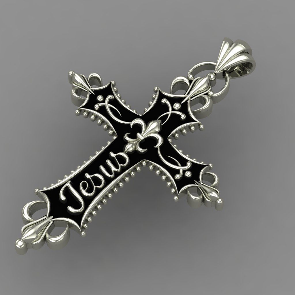 The Most Antique And Beautiful Christian Cross 3D print model_3