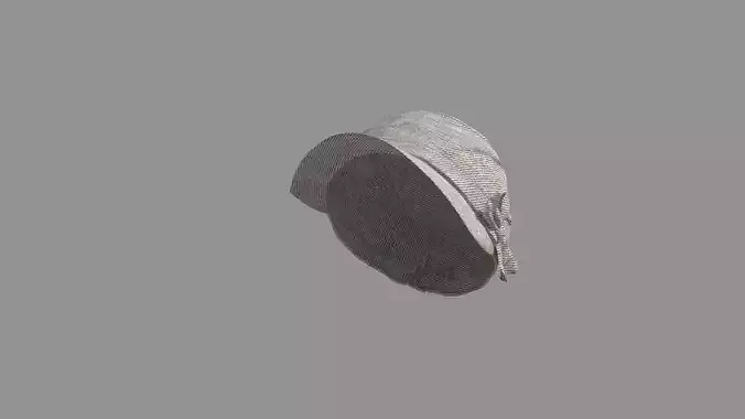 Basic Cap Sun Hat Low-poly 