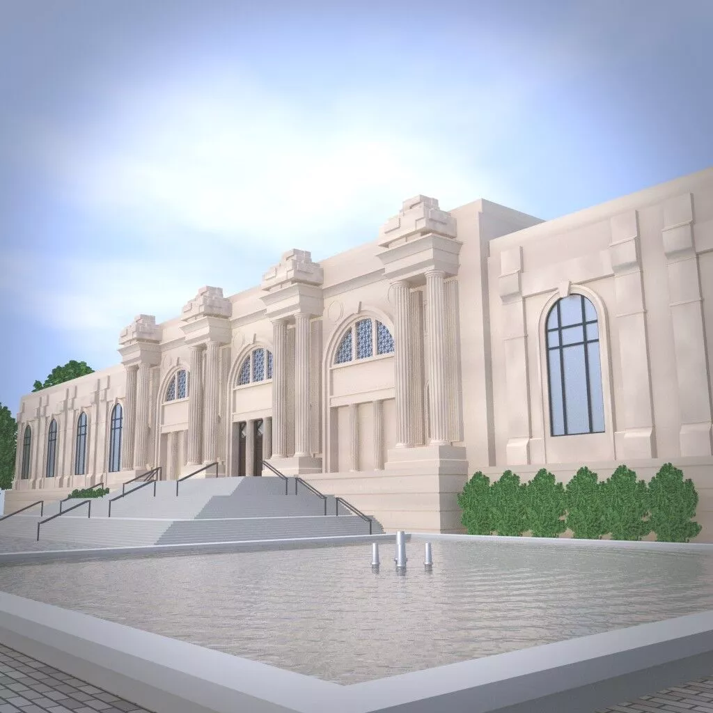 Museum 3D model