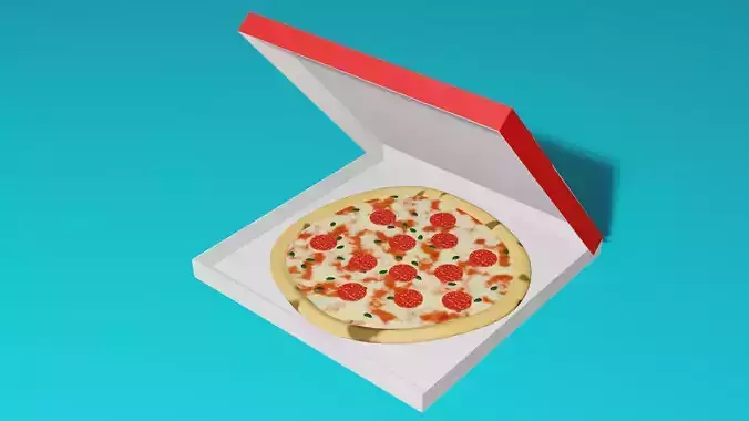 Lowpoly Pizza