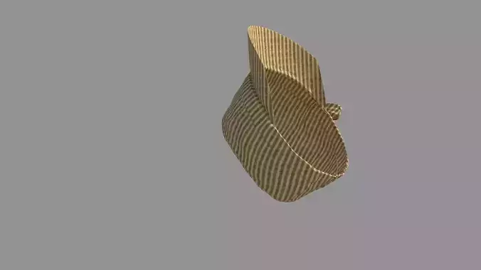 Basic Cap Sun Hat Low-poly 