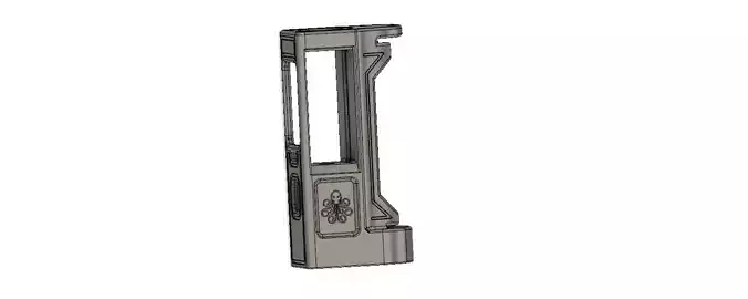 Boro mod for Atom60 Chip Cthulhu AIO with PRC PROTOCOL CONNECTOR 3D print model