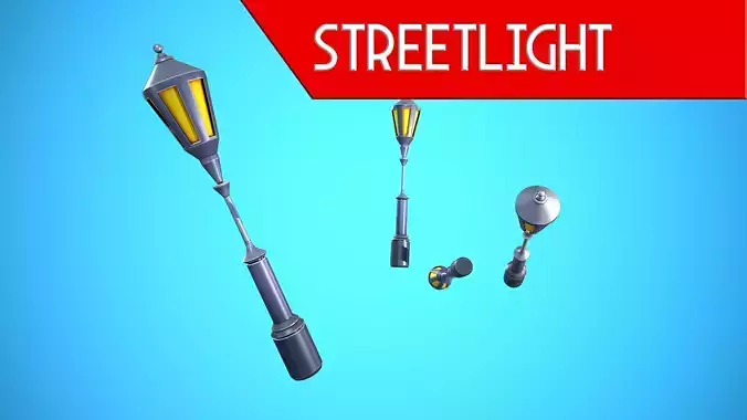 STREETLIGHT CARTOON STYLIZED