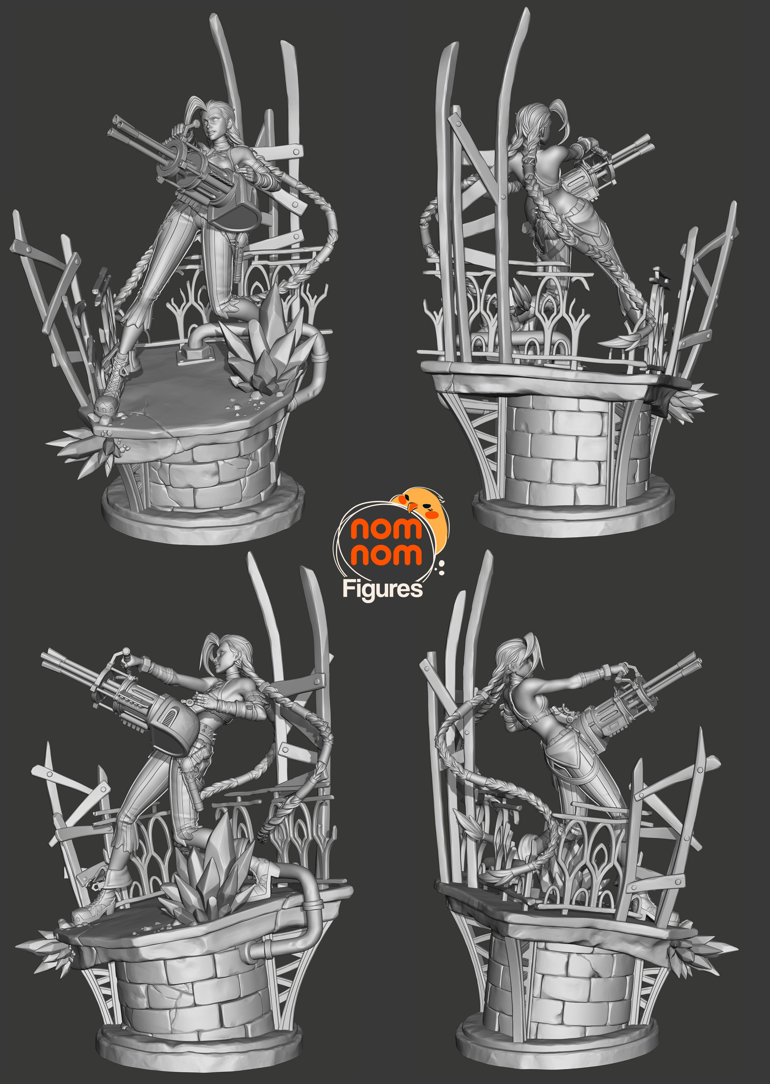 Jinx - Arcane 3D print model_3