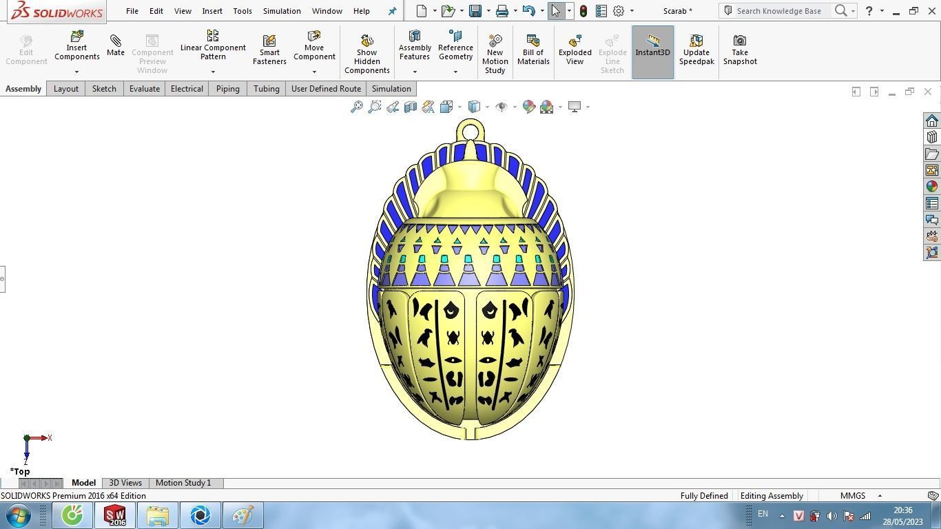 MOON KNIGHT Scarab 3D print model_5
