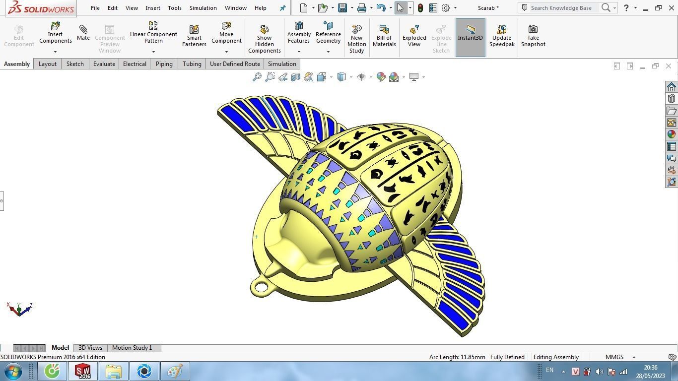 MOON KNIGHT Scarab 3D print model_4