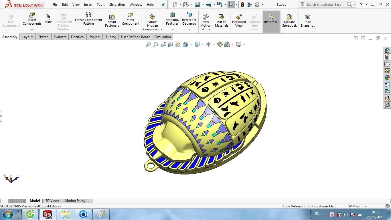 MOON KNIGHT Scarab 3D print model_3