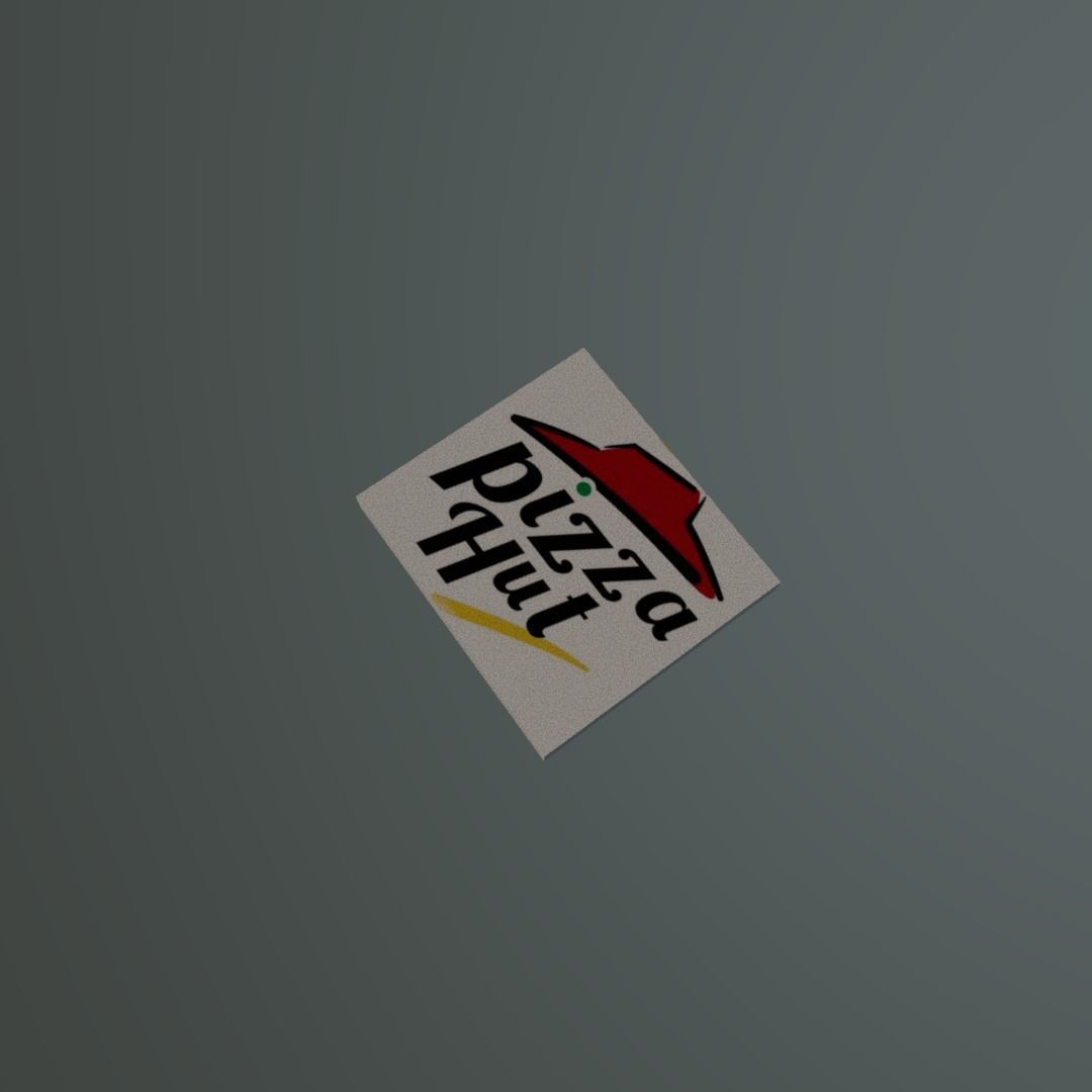 3D model Pizza hut box VR / AR / lowpoly CGTrader