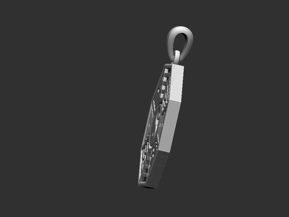 Pakua - Bagua Medal 3D print model_10