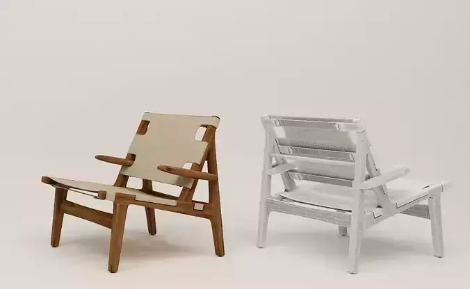 Soho Home x Anthropologie Santiago Leather Sling Chair